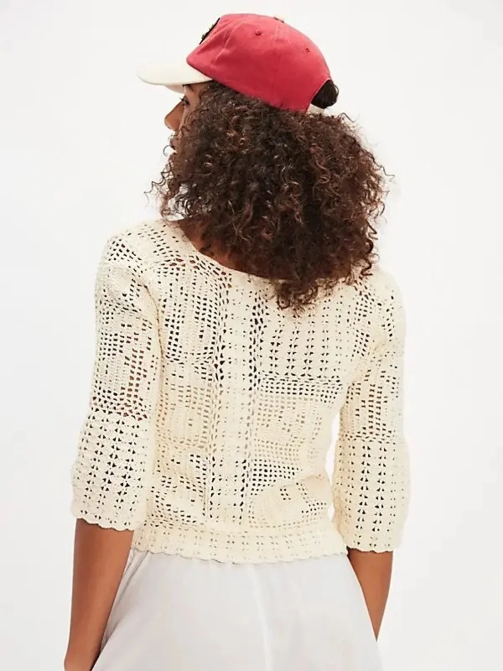 FREE PEOPLE Bahamas Crochet Top, Size XS